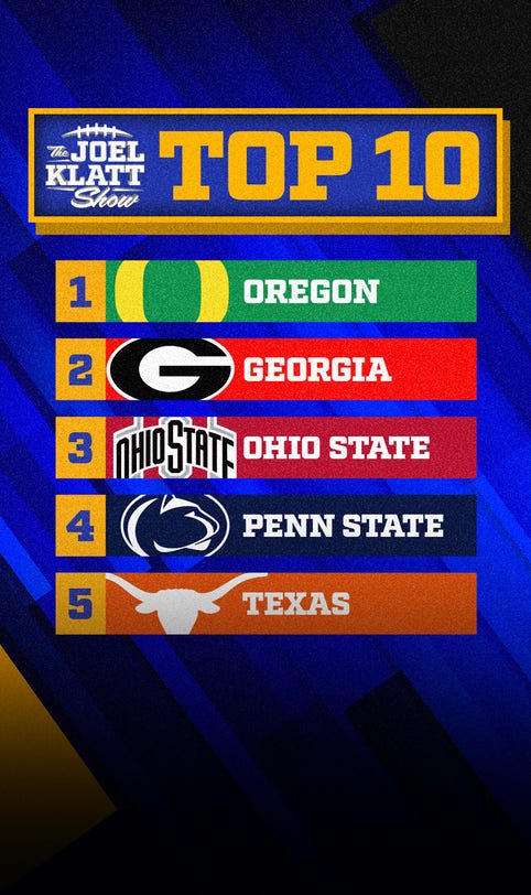 2024 college football rankings: Joel Klatt's top 10 teams after Week 9