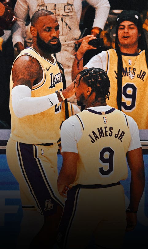 LeBron James, Bronny make NBA history by playing together in Lakers’ 110-103 win over Minnesota