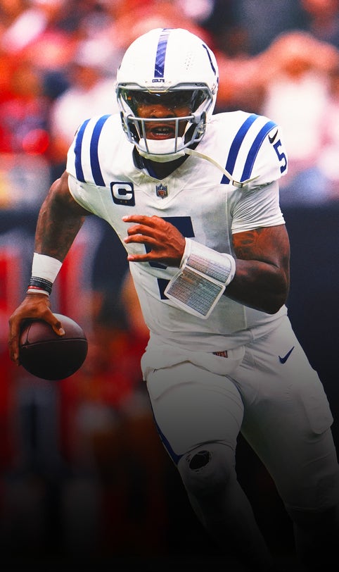 Anthony Richardson on why he subbed out of Colts-Texans game: 'I was tired'