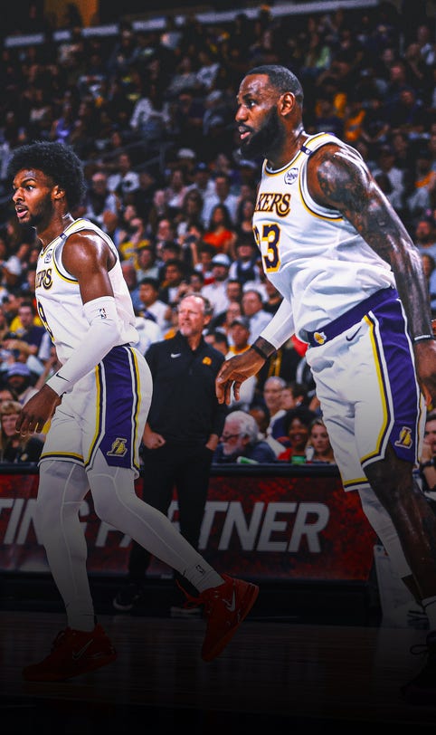 Ken Griffey Sr. and Jr. will be at Lakers' opener to see LeBron and Bronny James
