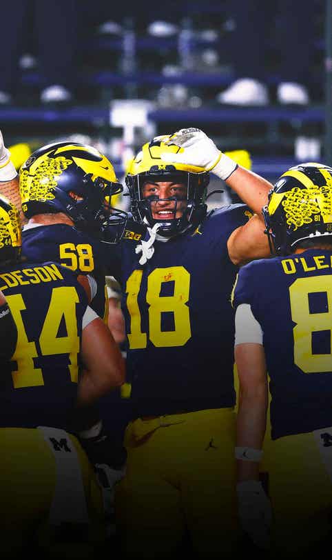 Colston Loveland's 2 TD catches help Michigan beat Michigan State 24-17