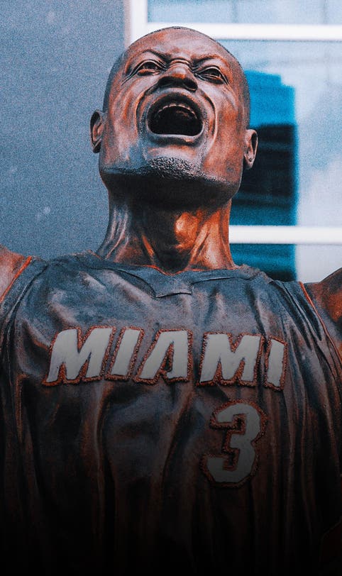 Dwyane Wade defends his Heat statue: 'It don't need to look like me'