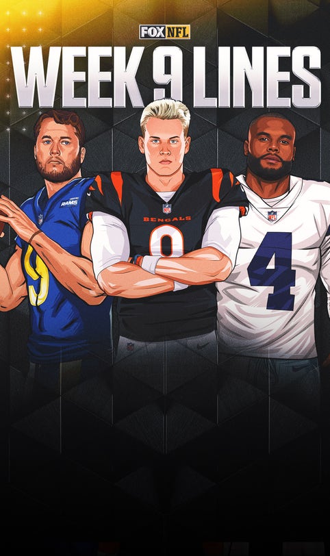 2024 NFL odds Week 9: Lines, spreads for all 15 games