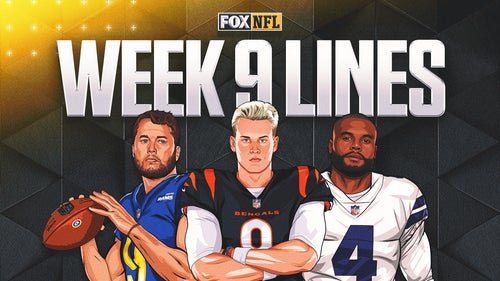 NFL Trending Image: 2024 NFL odds Week 9: Lines, spreads for all 15 games
