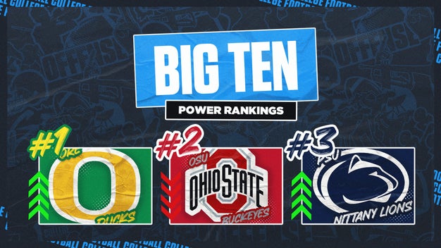 2024 Big Ten power rankings: Oregon surges to top of league's power trio