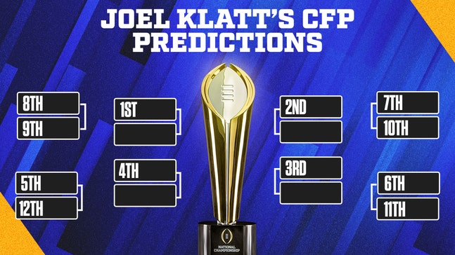 College Football Playoff predictions: Joel Klatt's projected field, 27 teams in the mix