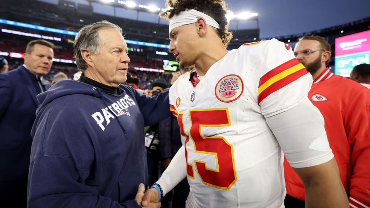 Bill Belichick respects the way Mahomes always holds himself accountable, even when his team is on a 15-game winning streak. (Photo by Maddie Meyer/Getty Images)