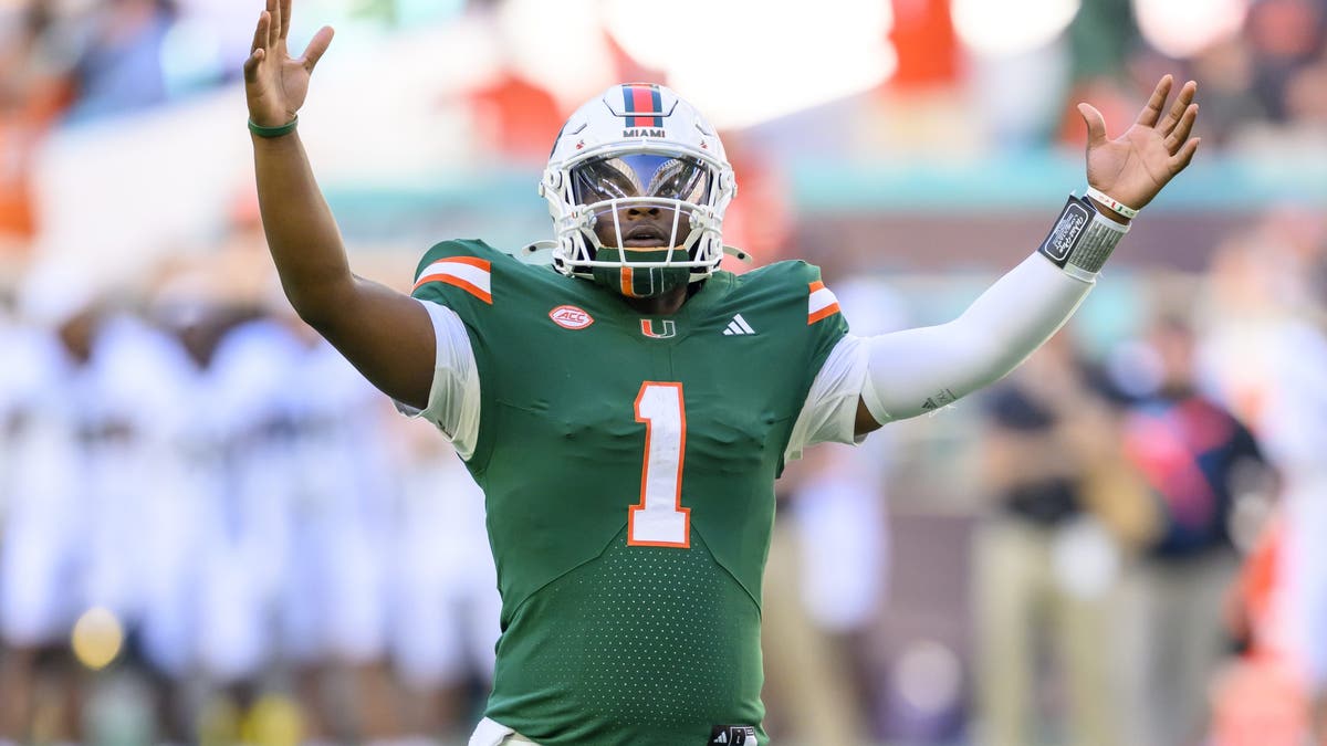 Cam Ward and the Miami Hurricanes feature the top-ranked scoring offense in the country. (Photo by Doug Murray/Icon Sportswire via Getty Images)