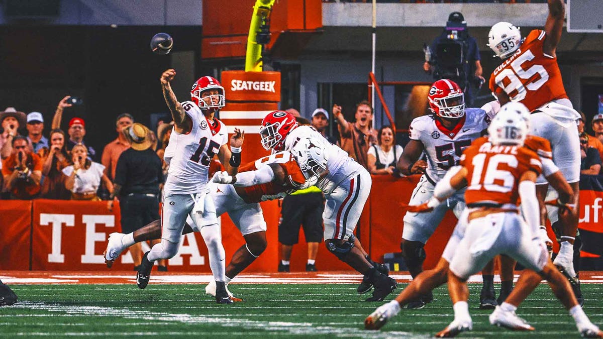 Carson Beck has the guts to attempt — and the talent to make — the extremely difficult throws required at the professional level. (Photo by David Buono/Icon Sportswire via Getty Images)