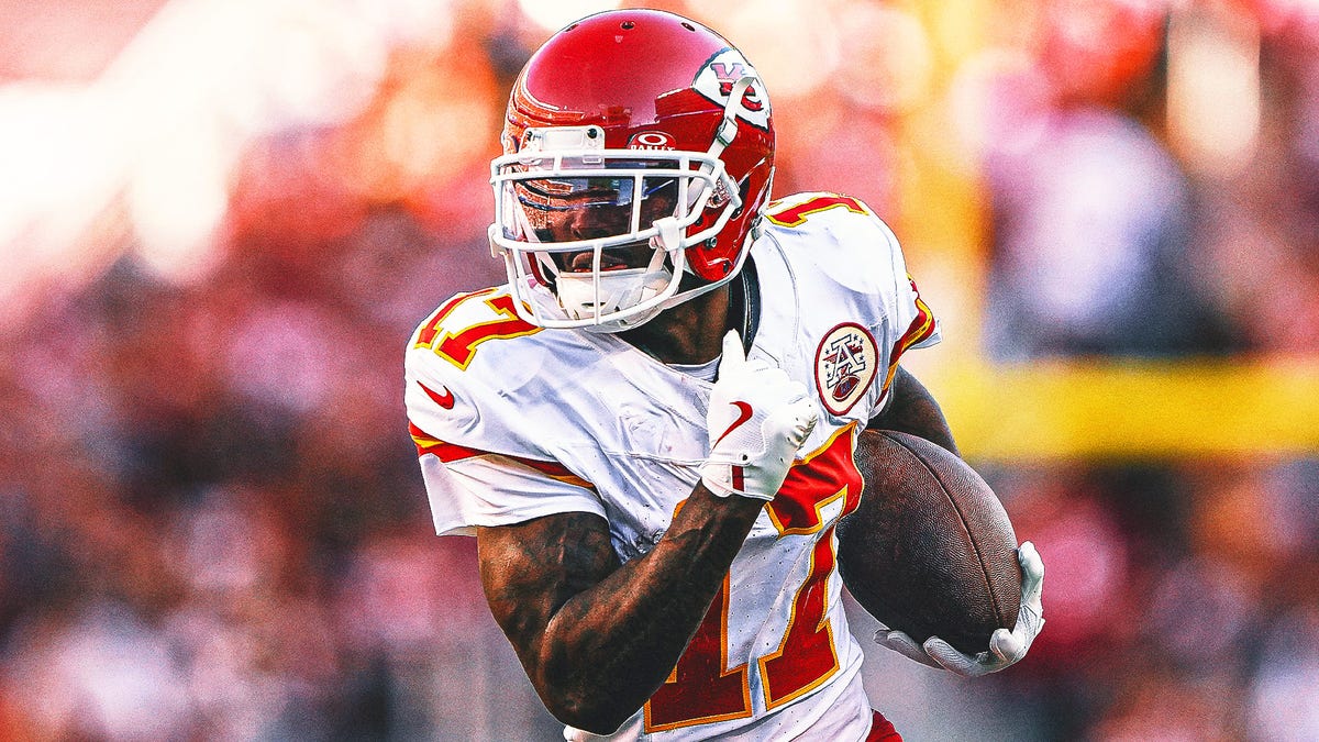 Mecole Hardman and the Chiefs are aiming to become the NFL's first back-to-back-to-back champs. (Photo by Thearon W. Henderson/Getty Images)