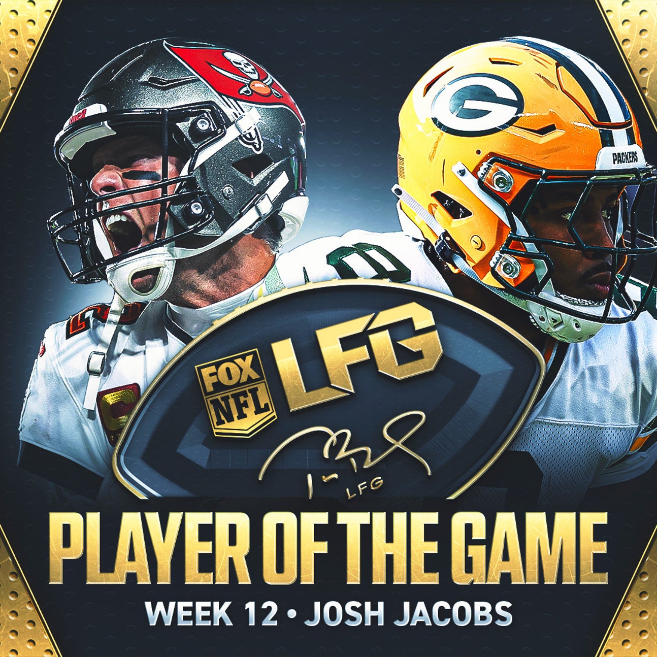 Tom Brady's LFG Player of the Game for Week 12: Packers RB Josh