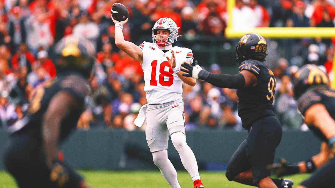 Will Howard helps No. 2 Ohio State rout Northwestern 31-7 at Wrigley Field