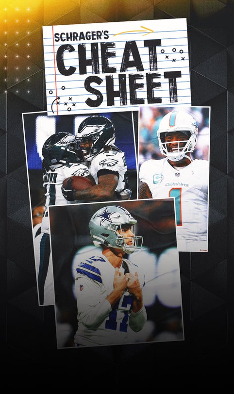 Schrager's Cheat Sheet: Eagles' favorable stretch run; Tua's cold-weather blues