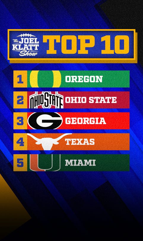 2024 college football rankings: Joel Klatt's top 10 teams after Week 10