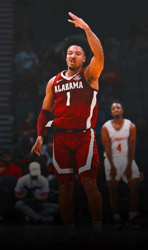 No. 9 Alabama outlasts No. 6 Houston 85-80 in overtime at Players Era Festival