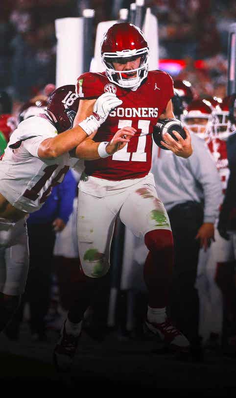 Oklahoma stuns No. 7 Alabama 24-3 to reach bowl eligibility