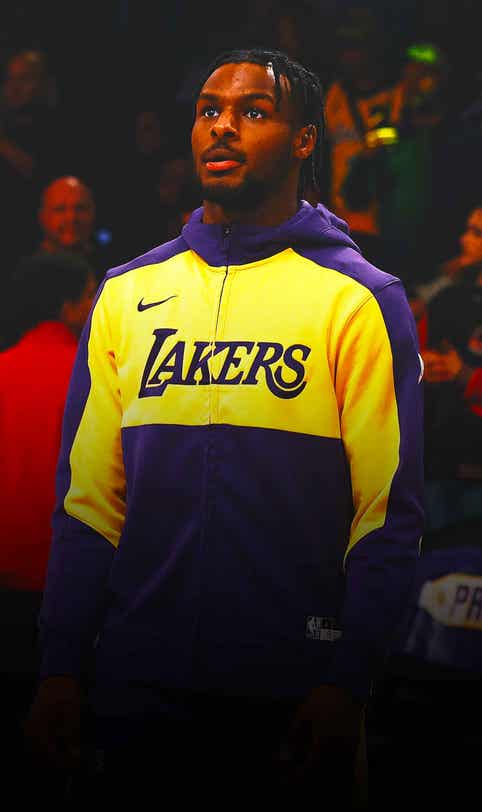 Lakers' Bronny James dealing with left heel bruise