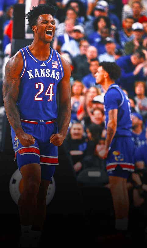 No. 1 Kansas holds off No. 11 Duke 75-72 in tense Vegas Showdown
