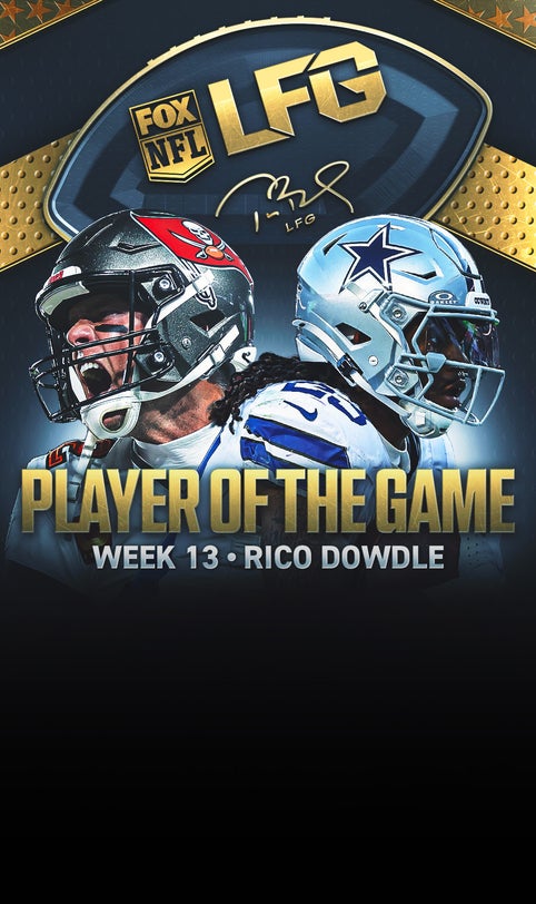 Tom Brady's LFG Player of the Game for Week 13: Cowboys RB Rico Dowdle