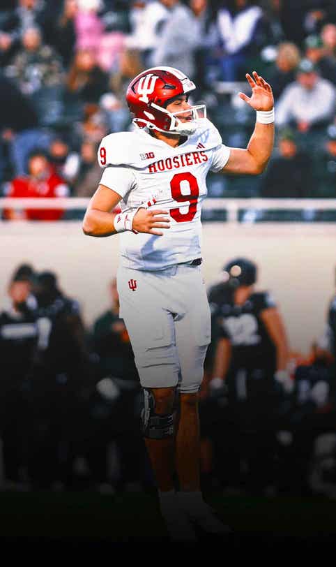 Kurtis Rourke throws 4 TDs as No. 13 Indiana beats Michigan State 47-10