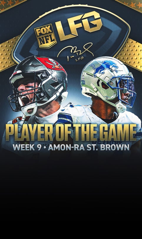 Tom Brady's LFG Player of the Game for Week 9: Lions WR Amon-Ra St. Brown