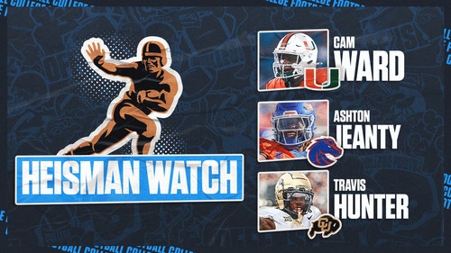 COLLEGE FOOTBALL Trending Image: 2024 Heisman Watch: Cam Ward tops leaderboard, Shedeur Sanders enters the mix