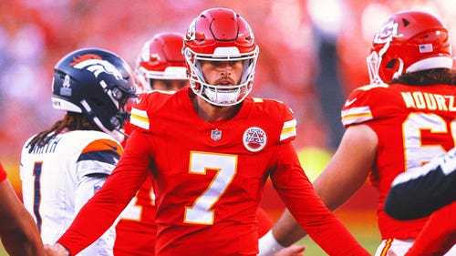 NEXT Trending Image: Chiefs kicker Harrison Butker reportedly out three-plus weeks with knee injury