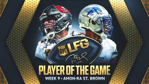 NEXT Trending Image: Tom Brady's LFG Player of the Game for Week 9: Lions WR Amon-Ra St. Brown