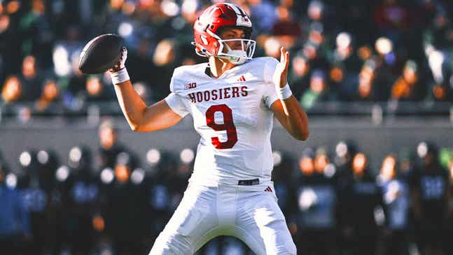 Kurtis Rourke throws 4 TDs as No. 13 Indiana beats Michigan State 47-10