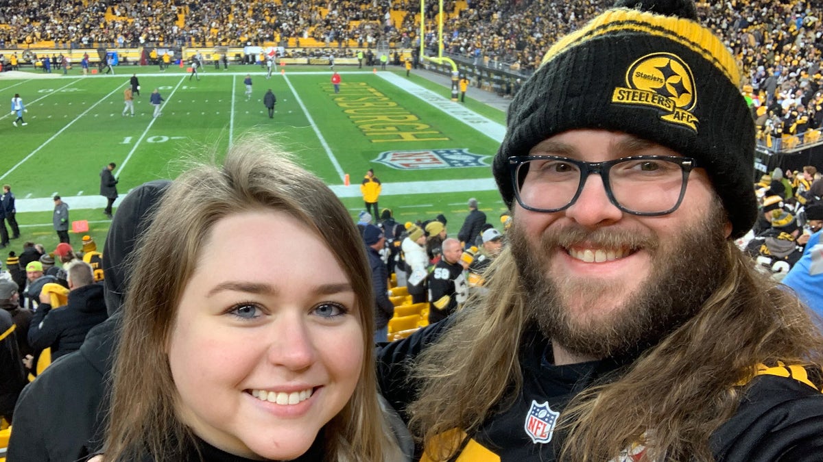Dakota enjoys watching her favorite team.