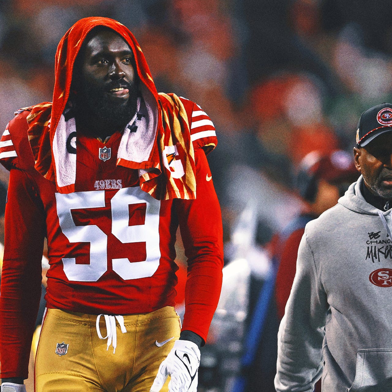 49ers suspend LB De'Vondre Campbell three games, ending his 2024