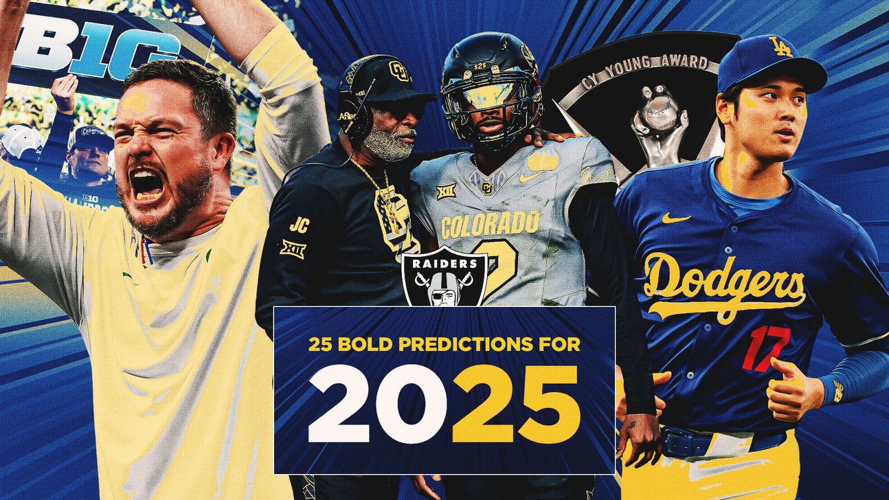 25 Bold Predictions for 2025: Shohei wins Cy Young; Sanders duo to Raiders