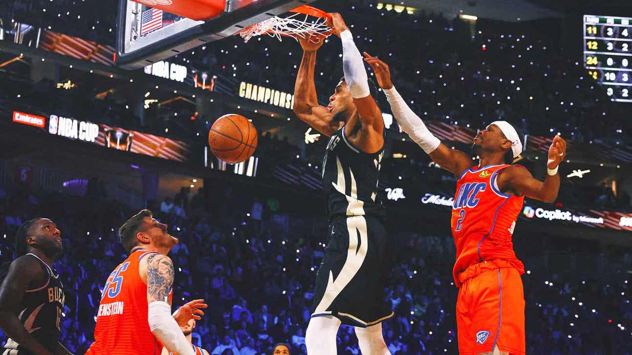 Bucks use 3-point barrage to beat Thunder 97-81 for NBA Cup title