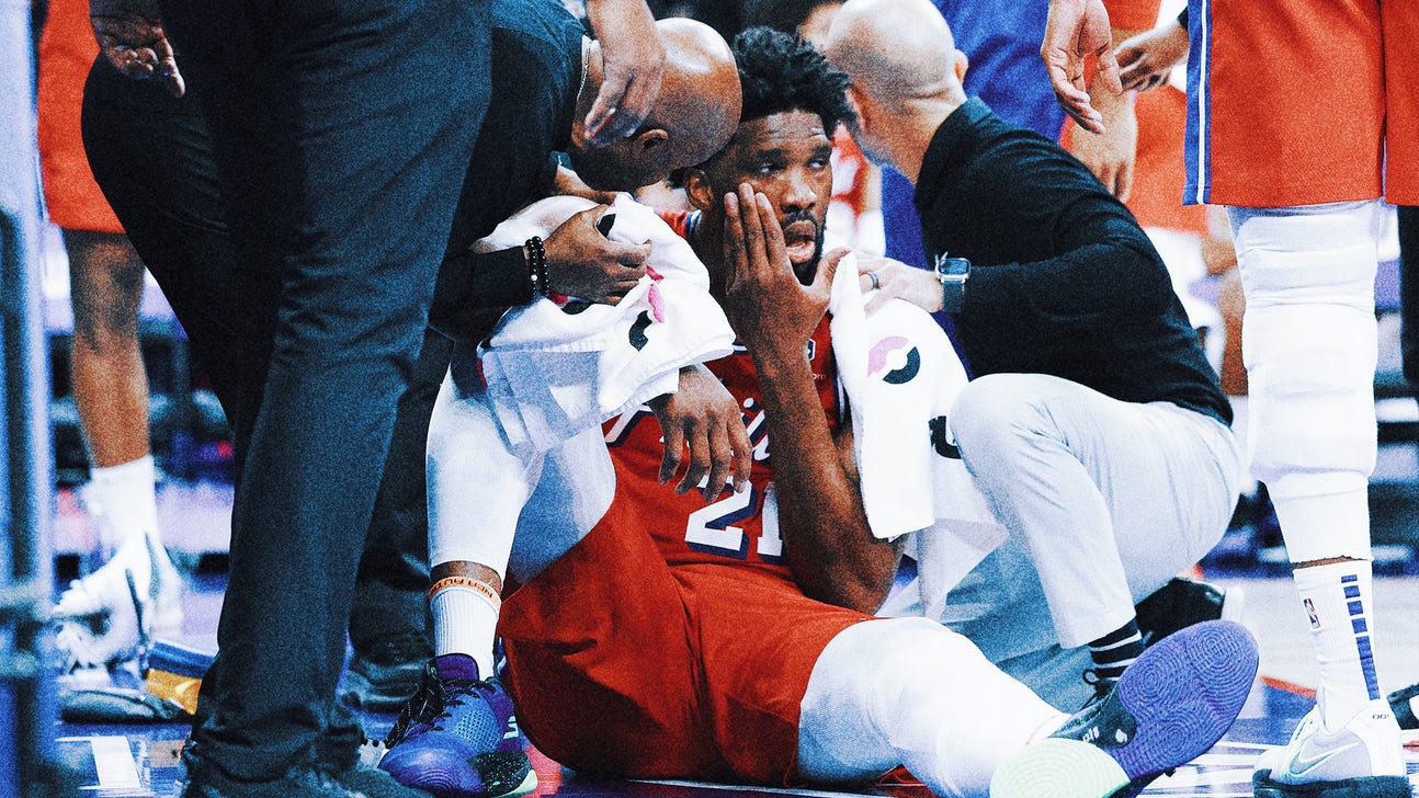 Joel Embiid sustains sinus fracture in Sixers' 121-107 loss to Pacers