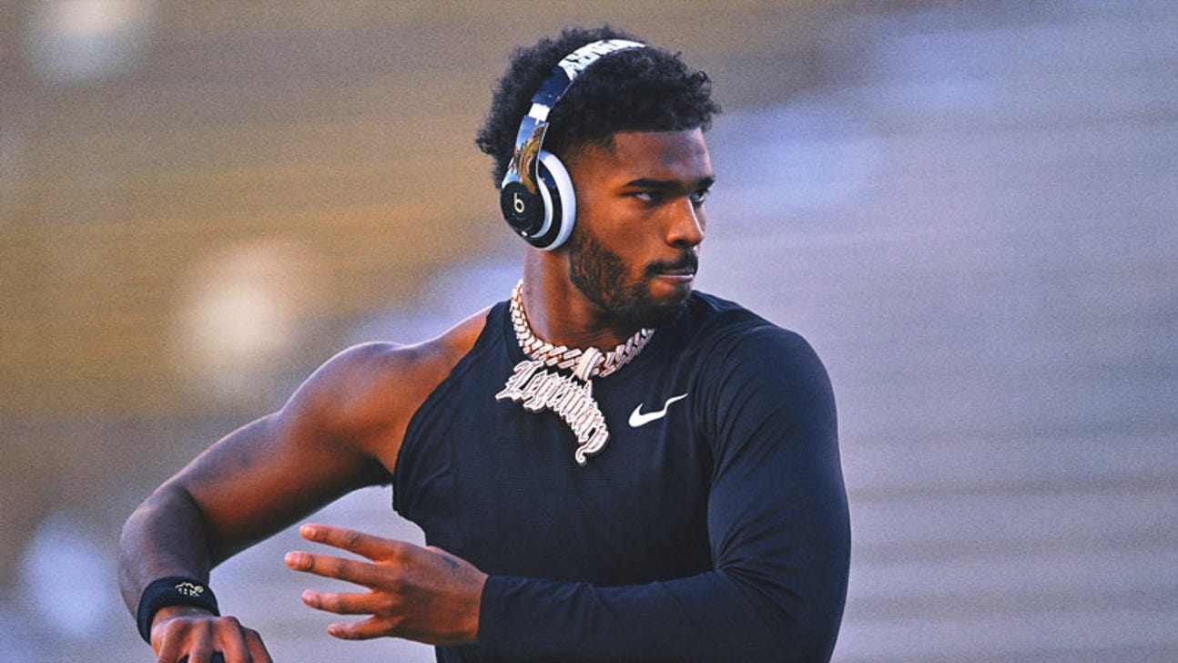 Colorado QB Shedeur Sanders hints Raiders interest with 'legendary' post |  FOX Sports