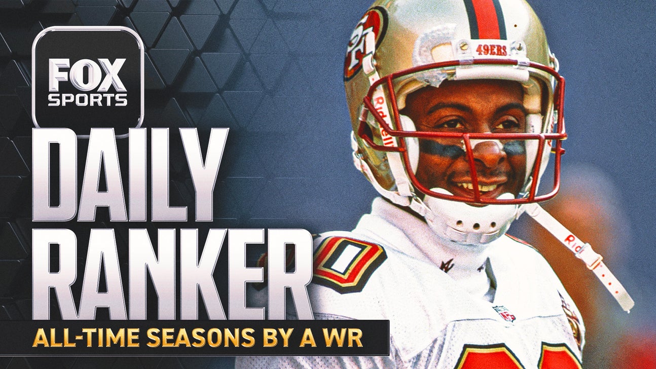 The Daily Ranker Top 10 seasons by an NFL wide receiver FOX Sports