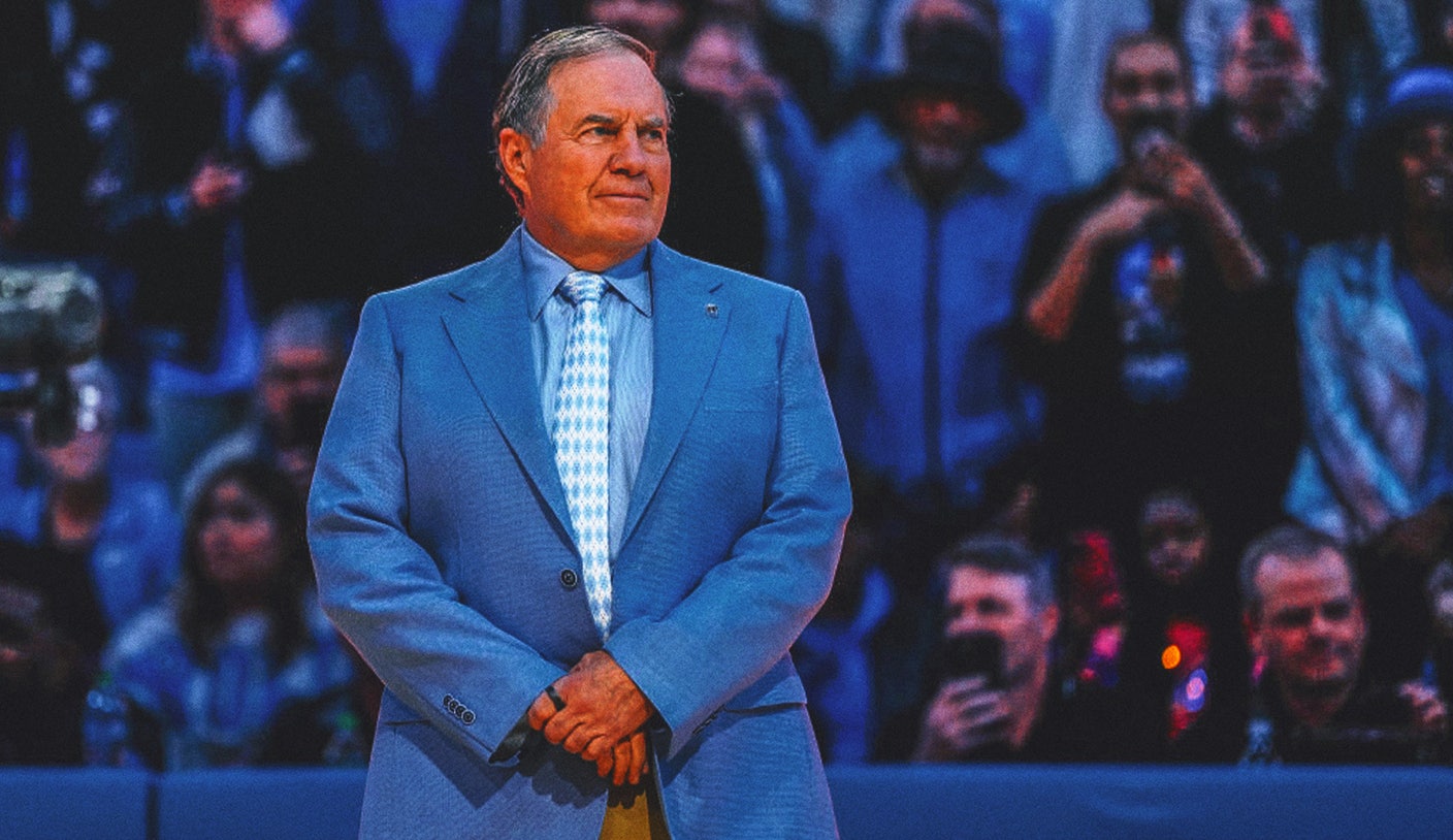 UNC's Bill Belichick defends girlfriend for interjecting during TV interview