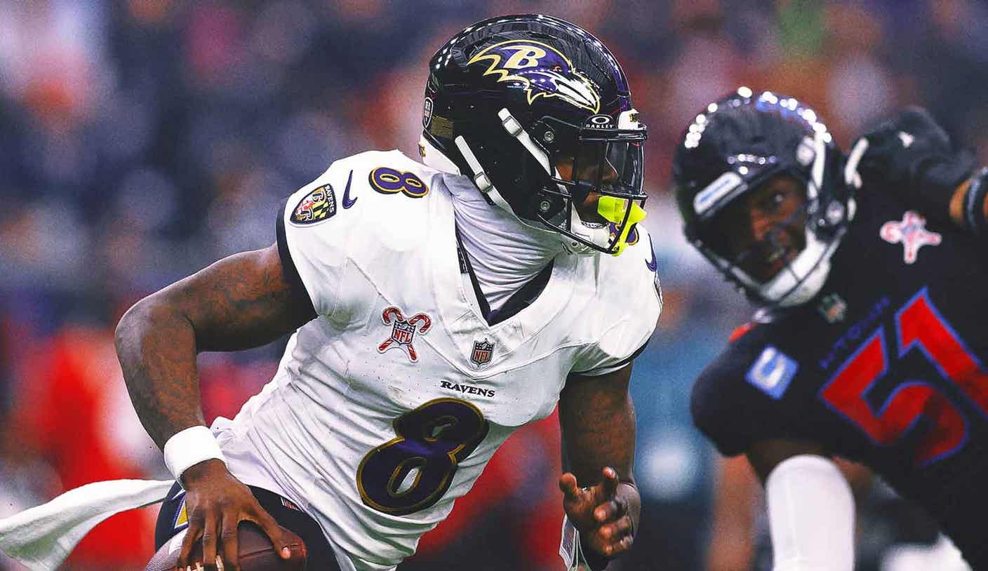 Lamar Jackson mendukung kasus MVP dalam kemenangan Natal 31-2 Ravens atas Texas