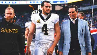 Next Story Image: Saints QB Derek Carr says 'people are lying' about him and his shoulder injury