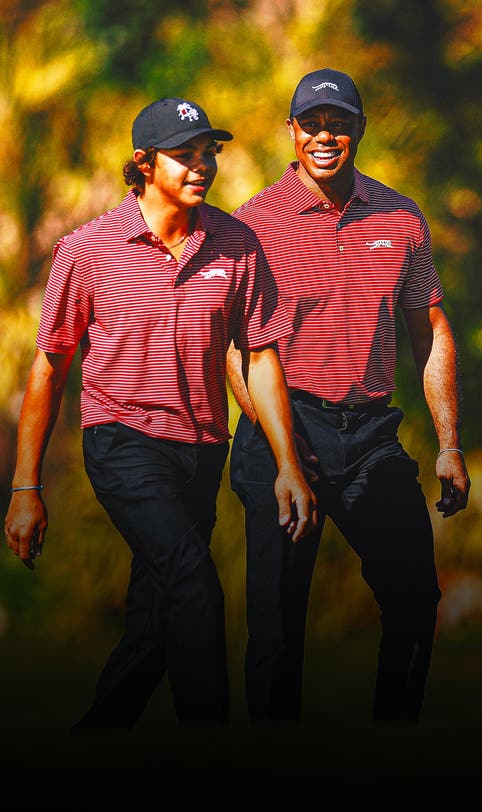 Tiger Woods' 15-year-old son Charlie sinks hole-in-one in PNC Championship