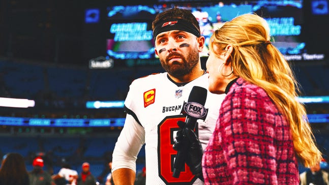 Baker Mayfield doesn't think NCAA should ban flag planting: 'Let the boys play'