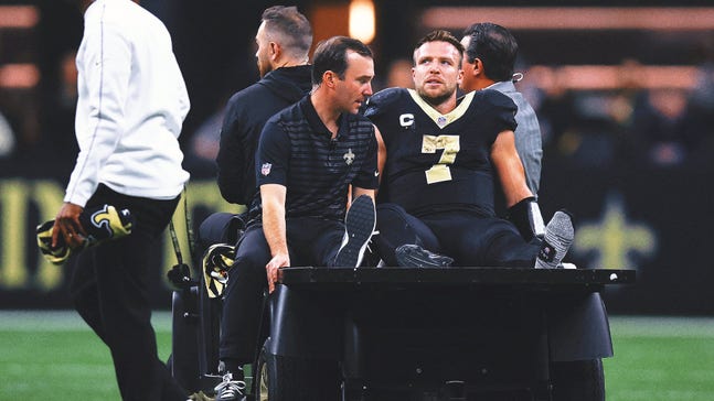 Saints say Taysom Hill likely suffered season-ending ACL tear in Rams loss
