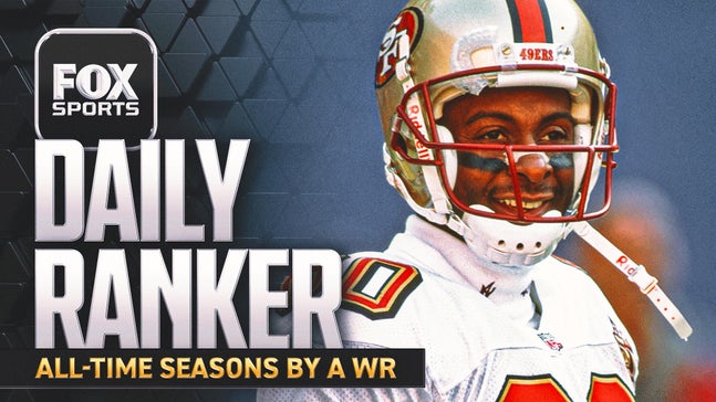 What are the 10 best seasons by a wide receiver all-time?