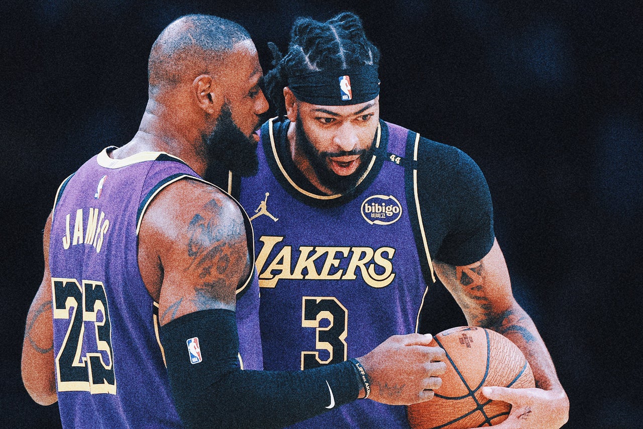 lakers lebron anthony davis