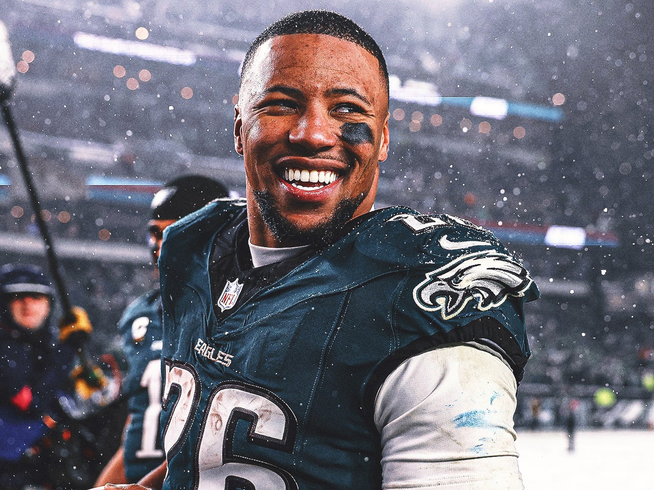 Saquon Barkley is running his way into NFL record book, possibly 