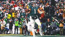 NEXT Trending Image: Hurts So Good: Jalen Hurts silences critics in leading Eagles back to Super Bowl