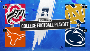 NOTRE DAME FIGHTING IRISH Trending Image: FOX Super 6 contest: Geoff Schwartz's College Football Playoff semifinal picks
