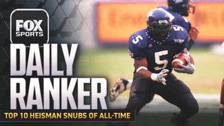 Next Story Image: Who are the top 10 Heisman Trophy snubs of all time?