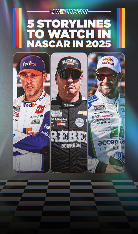 5 NASCAR storylines to watch in 2025: Kyle Busch's future, Denny Hamlin's title quest