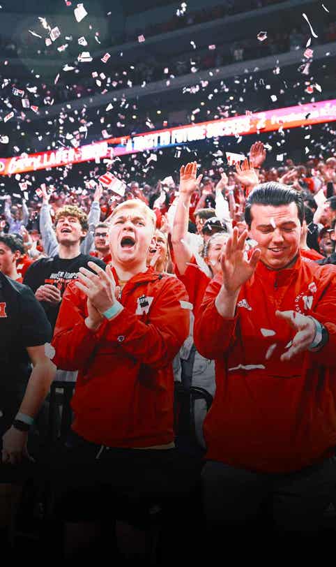 The best dunk contest of the year is … by the Nebraska football team?